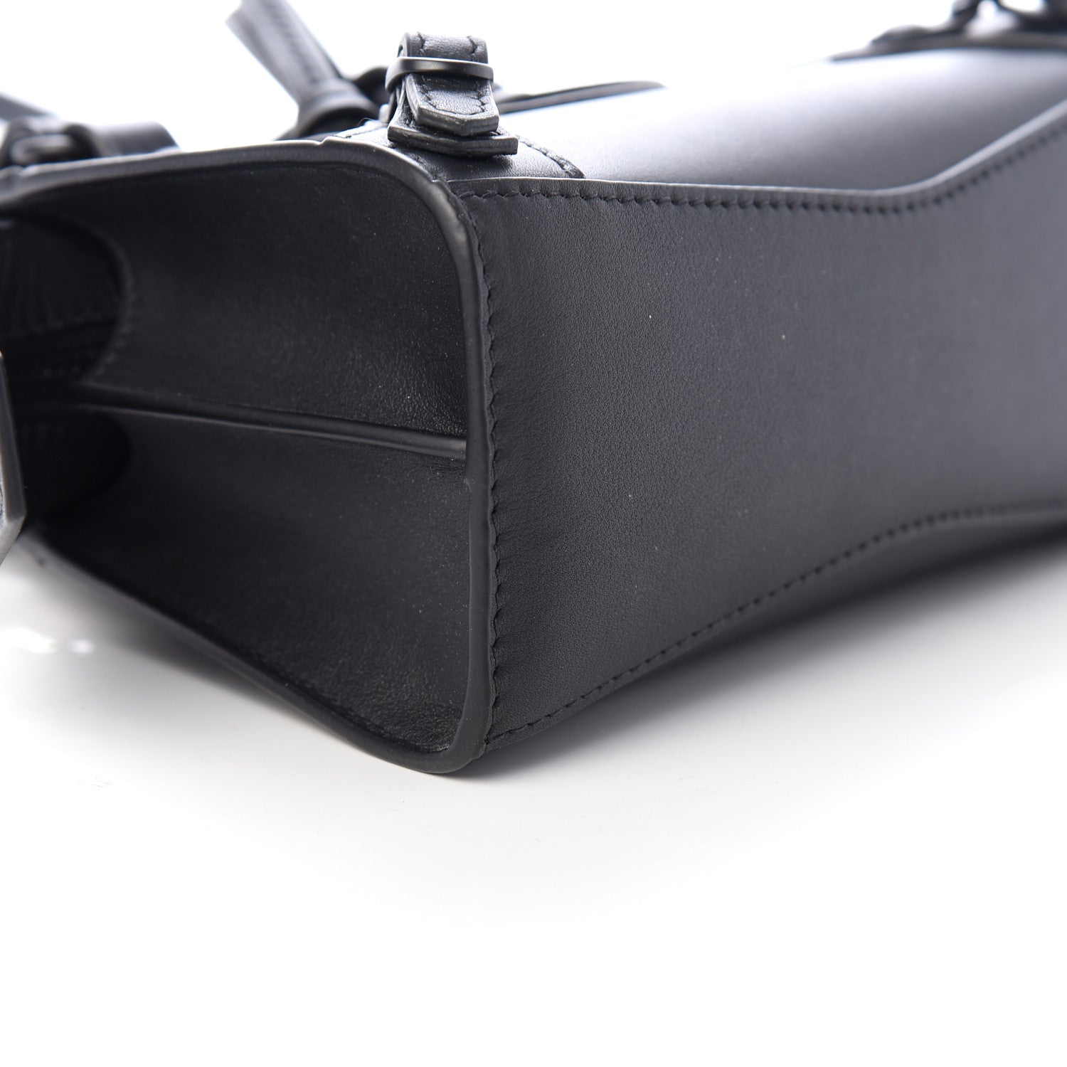 Balenciaga Smooth Calfskin Neo Classic Black Hardware Nano City Crossbody Black 6 of 8