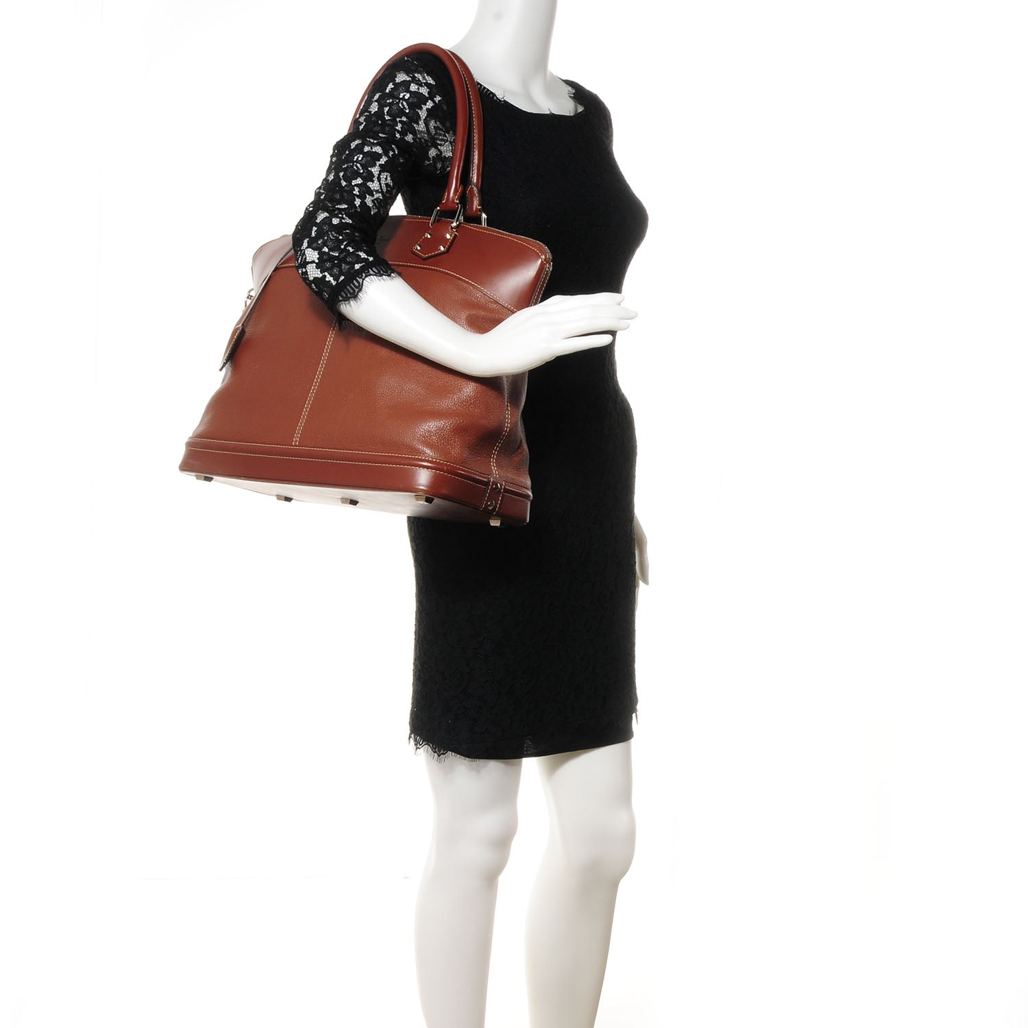 Louis Vuitton Suhali Lockit MM Sienne 2 of 7