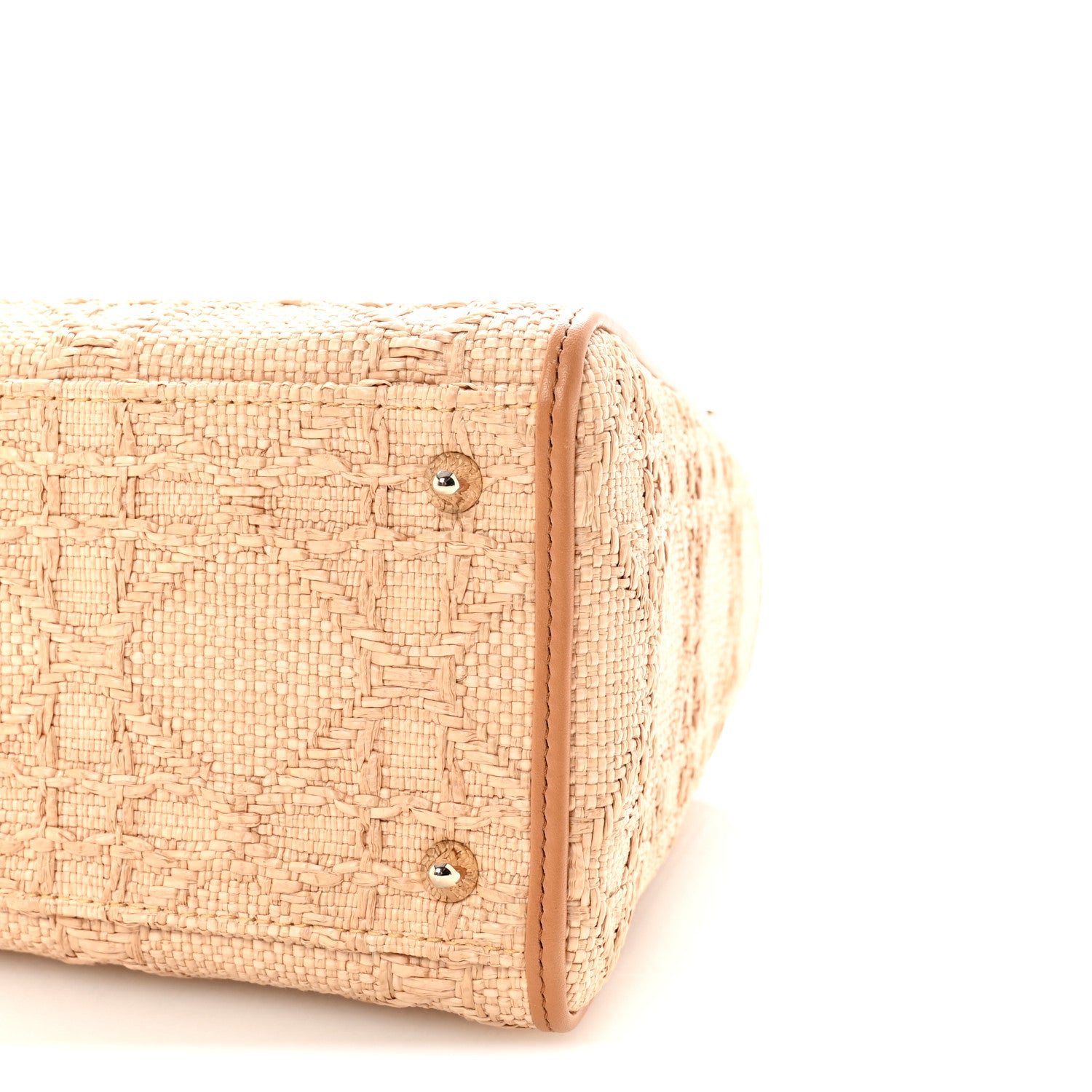 Christian Dior Raffia Medium Lady Dior Bag Beige 9 of 9