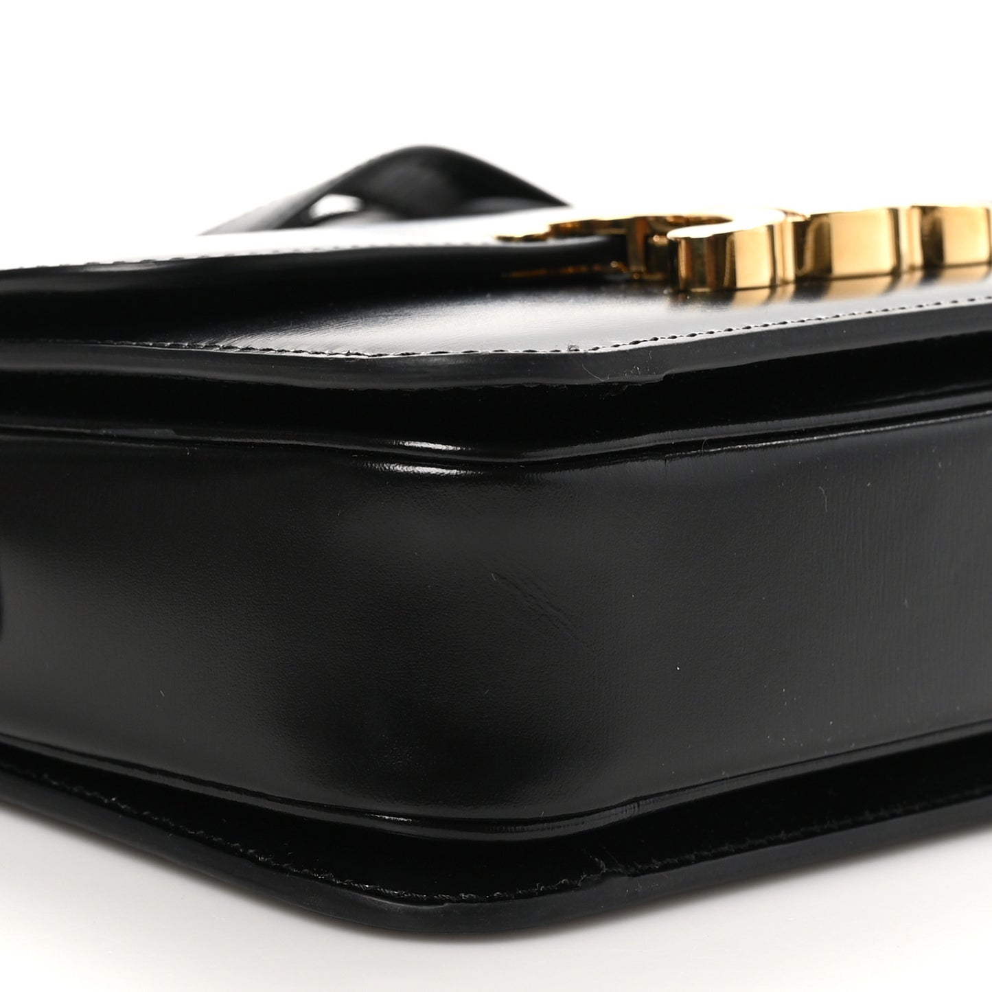 Shiny Calfskin Teen Triomphe Black