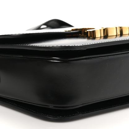 Celine Shiny Calfskin Teen Triomphe Black 8 of 9