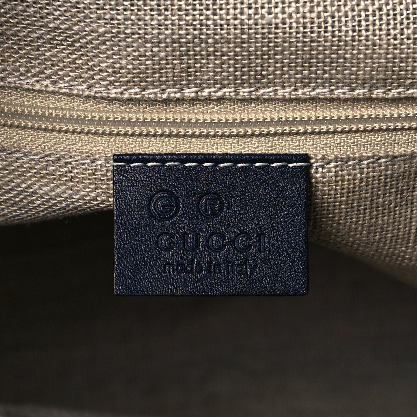 Soft Microguccissima Dome Satchel Navy