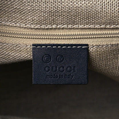 Gucci Soft Microguccissima Dome Satchel Navy 6 of 8