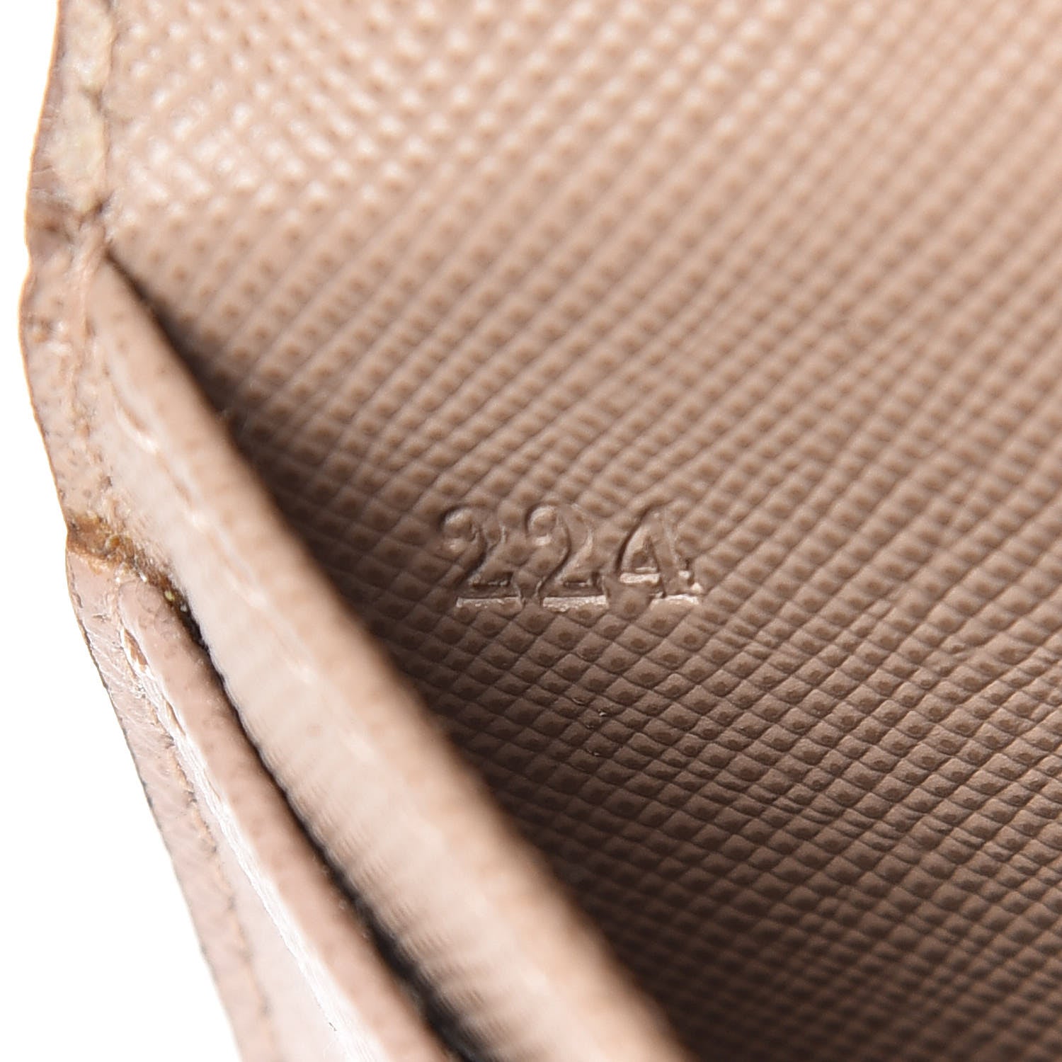 Prada Saffiano Metal Flap Card Holder Cammeo 9 of 14