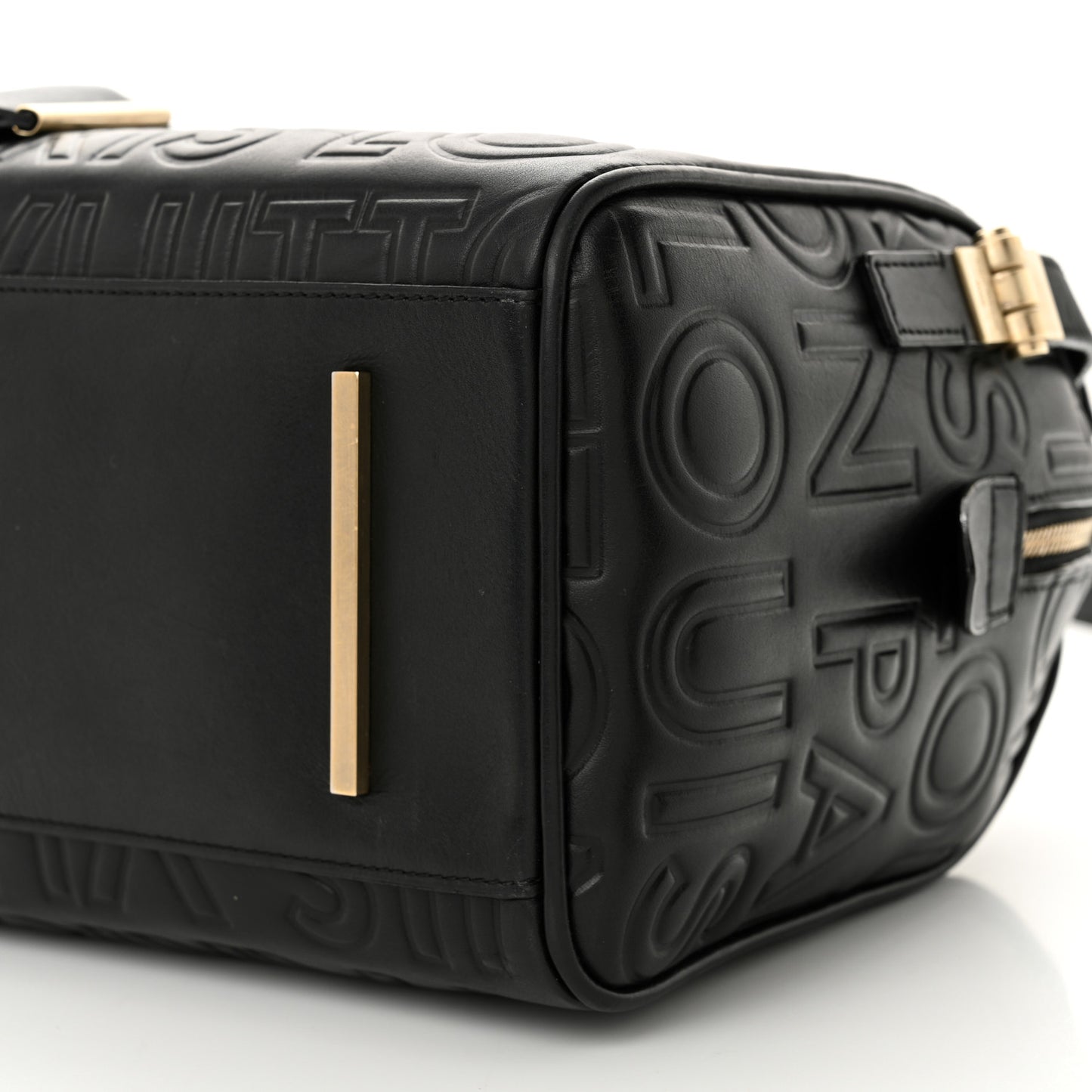 Calfskin Embossed Mini Cube Speedy Black