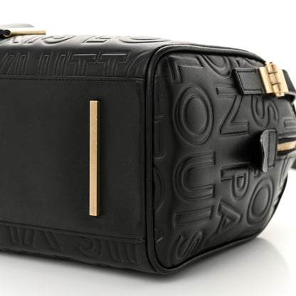Louis Vuitton Calfskin Embossed Mini Cube Speedy Black 10 of 10