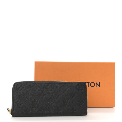 Louis Vuitton Empreinte Clemence Wallet Black 7 of 7