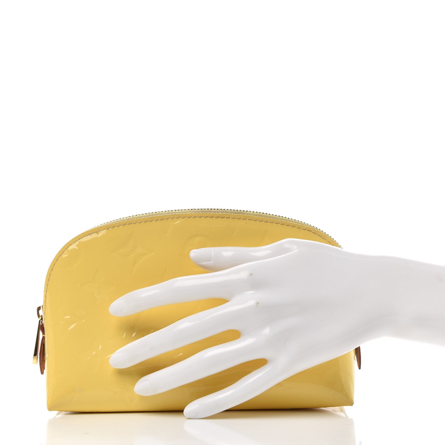Louis Vuitton Vernis Cosmetic Pouch Citrine 2 of 6