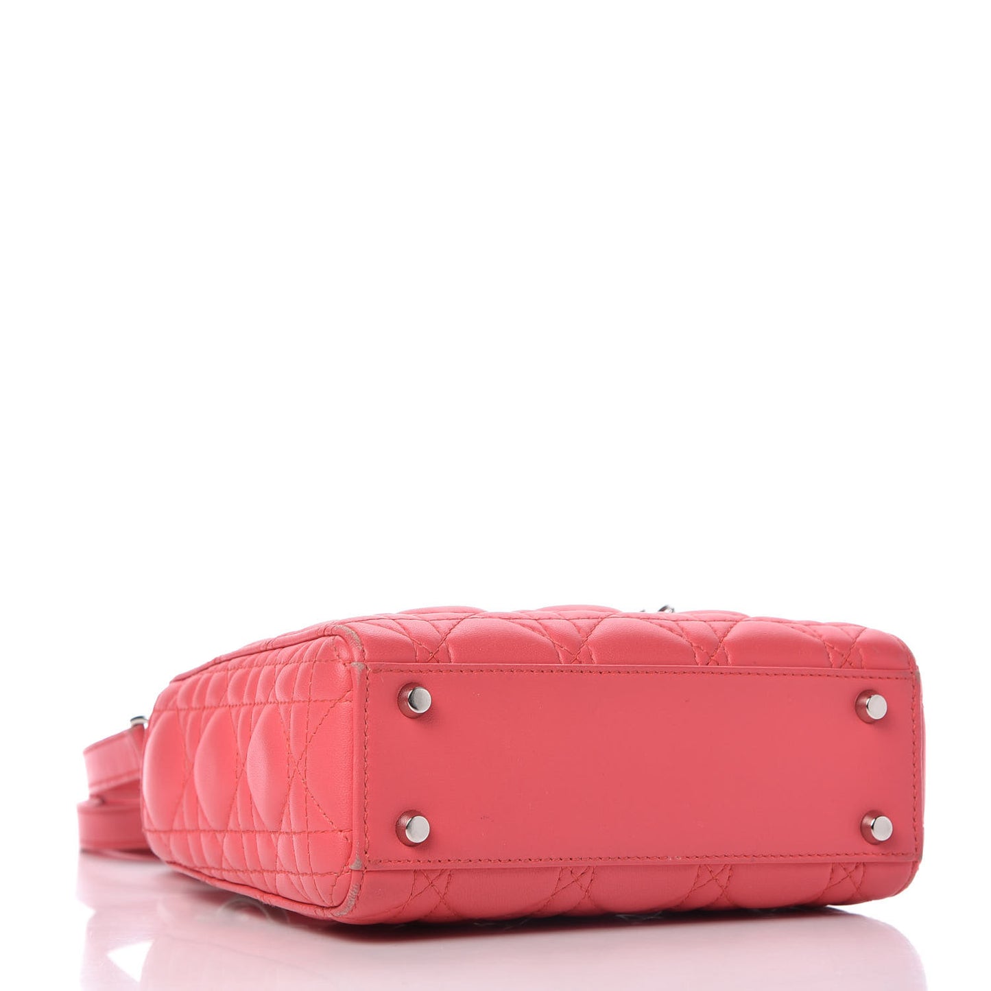 Lambskin Cannage Mini Lady Dior Pink
