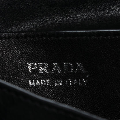 Prada City Calf Medium Double Bag Nero Black 6 of 6