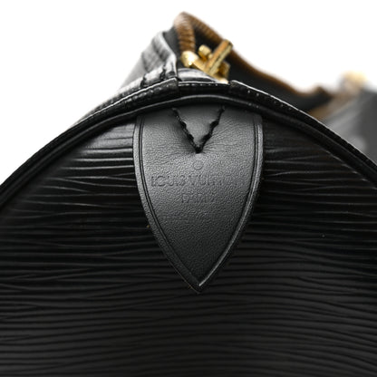 Louis Vuitton Epi Keepall 45 Black Black 5 of 8