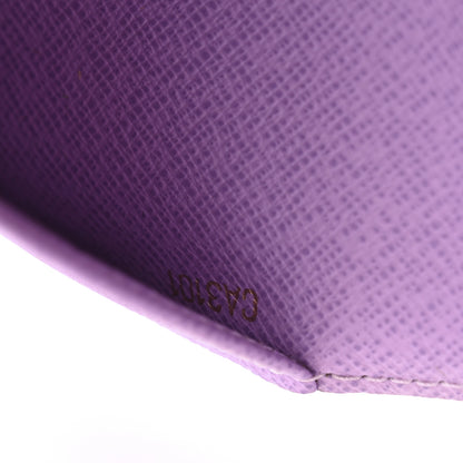 Louis Vuitton Damier Ebene Illustre Small Ring Agenda Cover Violet 7 of 8