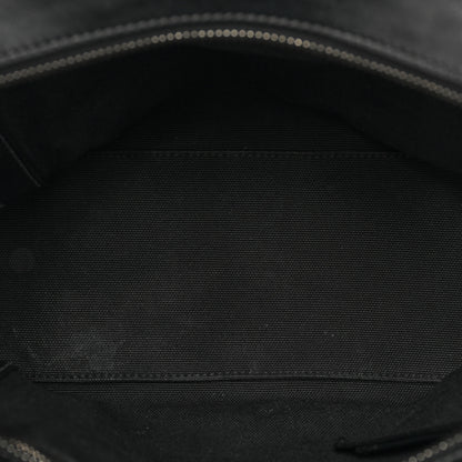 Prada Canapa Grace Lux Small Ouverture Top Handle Bag Papaya Black 5 of 18