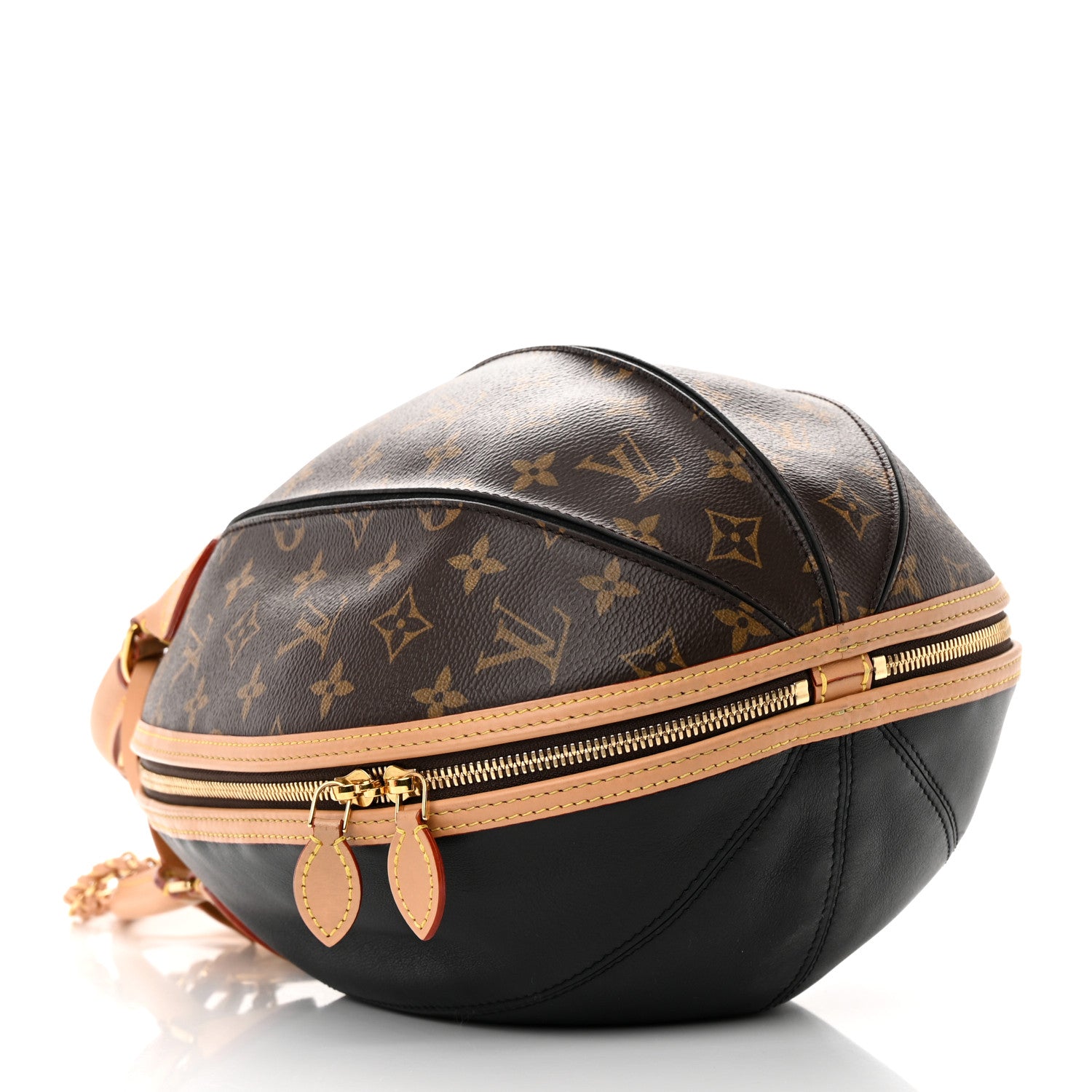 Louis Vuitton Monogram Braided Egg Bag Black 4 of 15