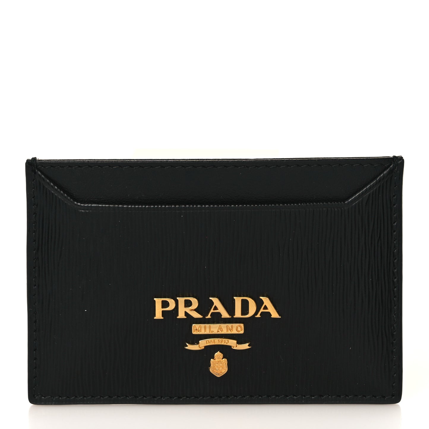 Vitello Move Metal Card Case Black
