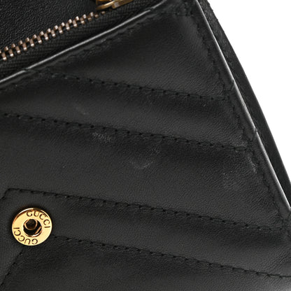 Gucci Calfskin Matelasse GG Marmont Wallet Black 9 of 9