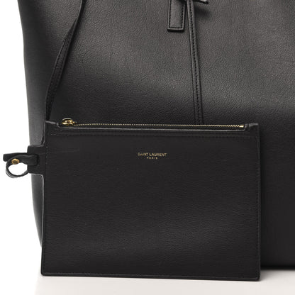 Saint Laurent Calfskin Large Shopping Tote Black 11 of 13