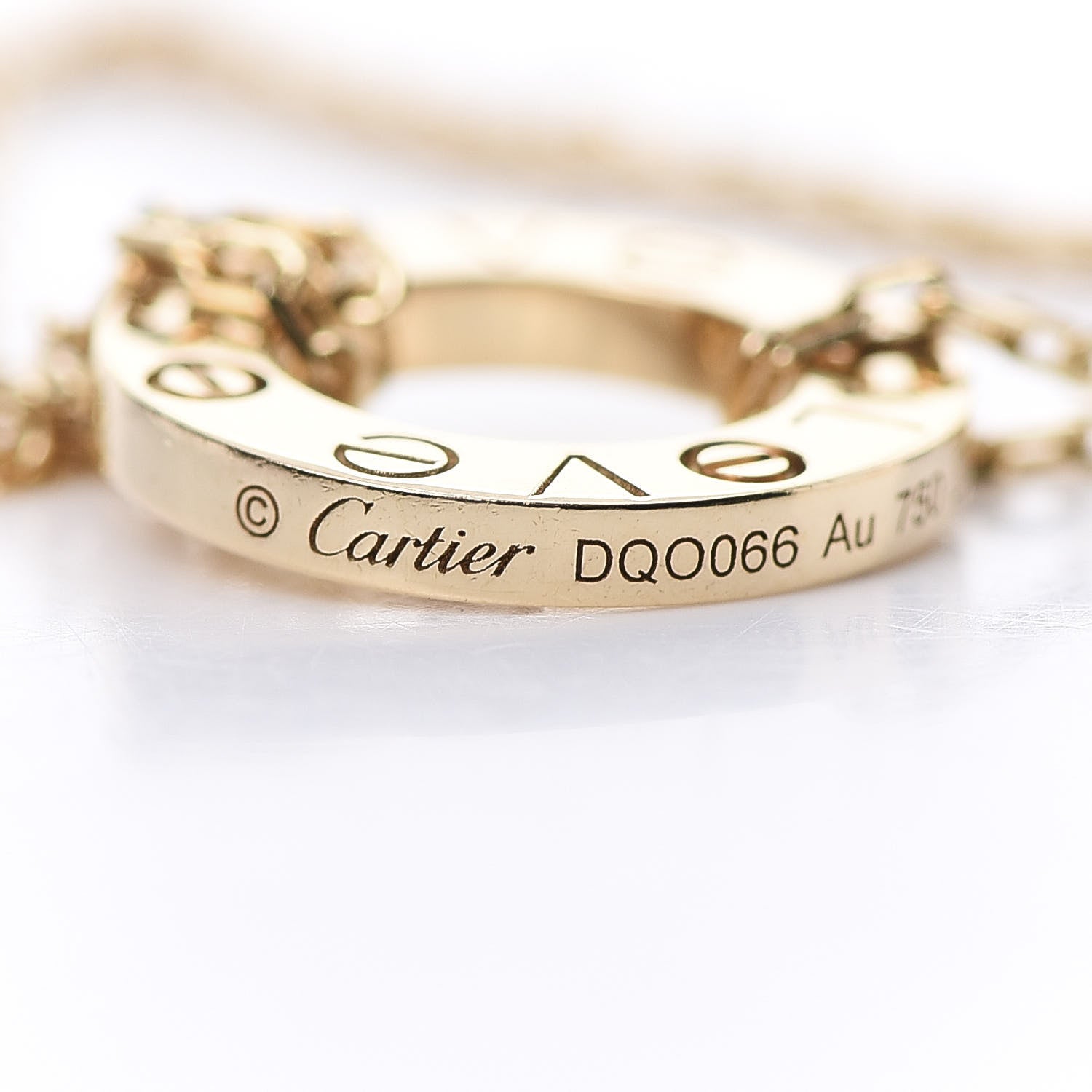 Cartier 18K Yellow Gold Diamond LOVE Bracelet 6 of 8
