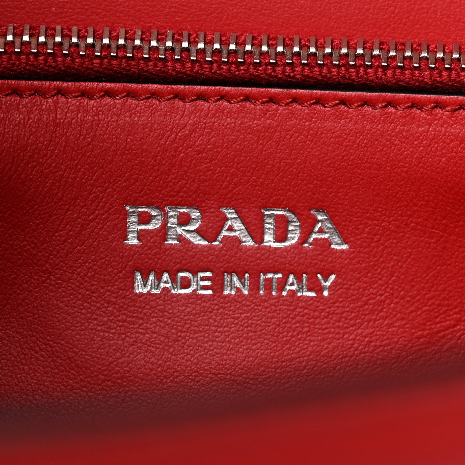 Prada Saffiano City Calfskin Studded Large Elektra Shoulder Bag Fuoco Black 6 of 10