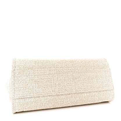Chanel Lurex Boucle Small Deauville Tote Ivory 4 of 12