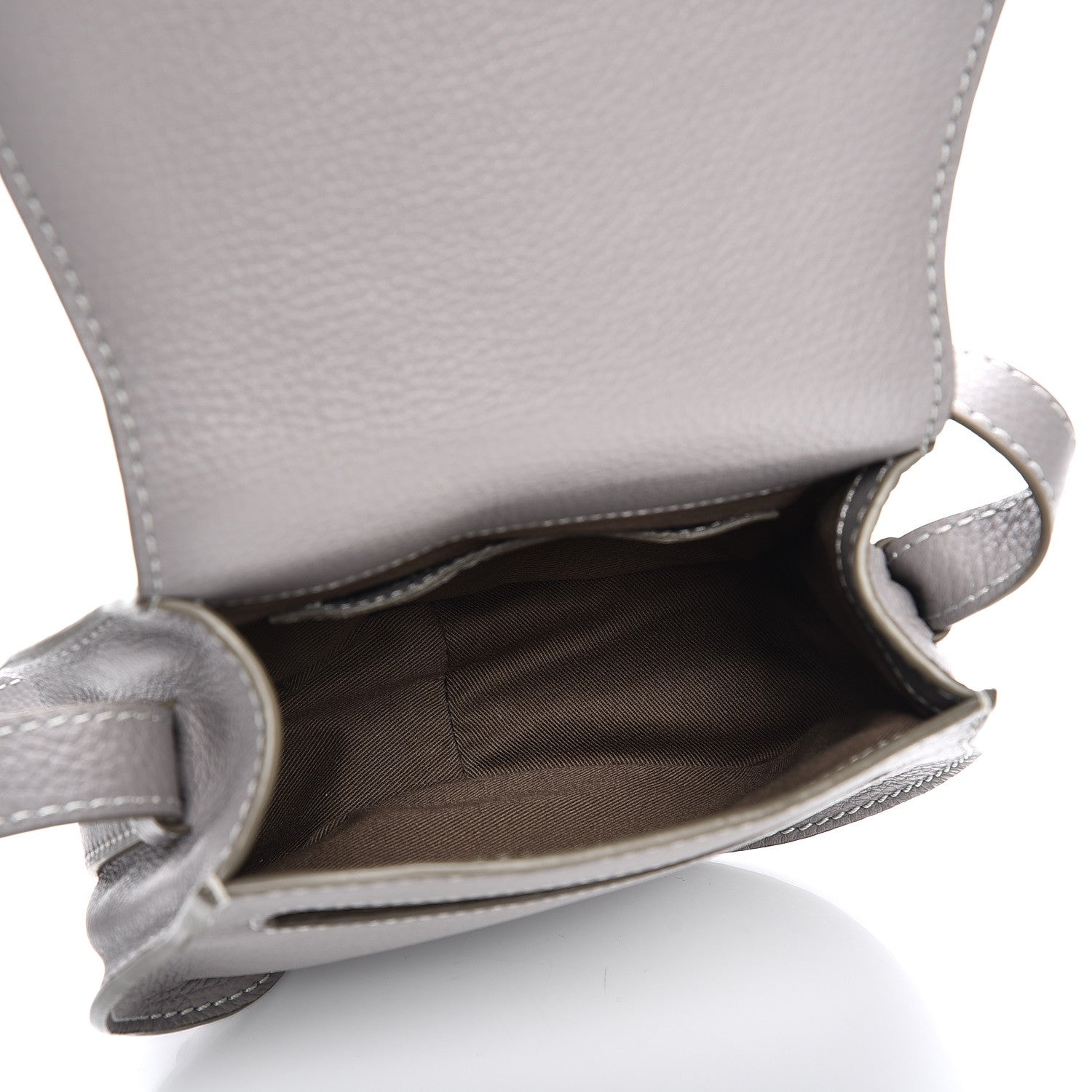 Chloe Calfskin Mini Marcie Round Crossbody Bag Cashmere Grey 5 of 7