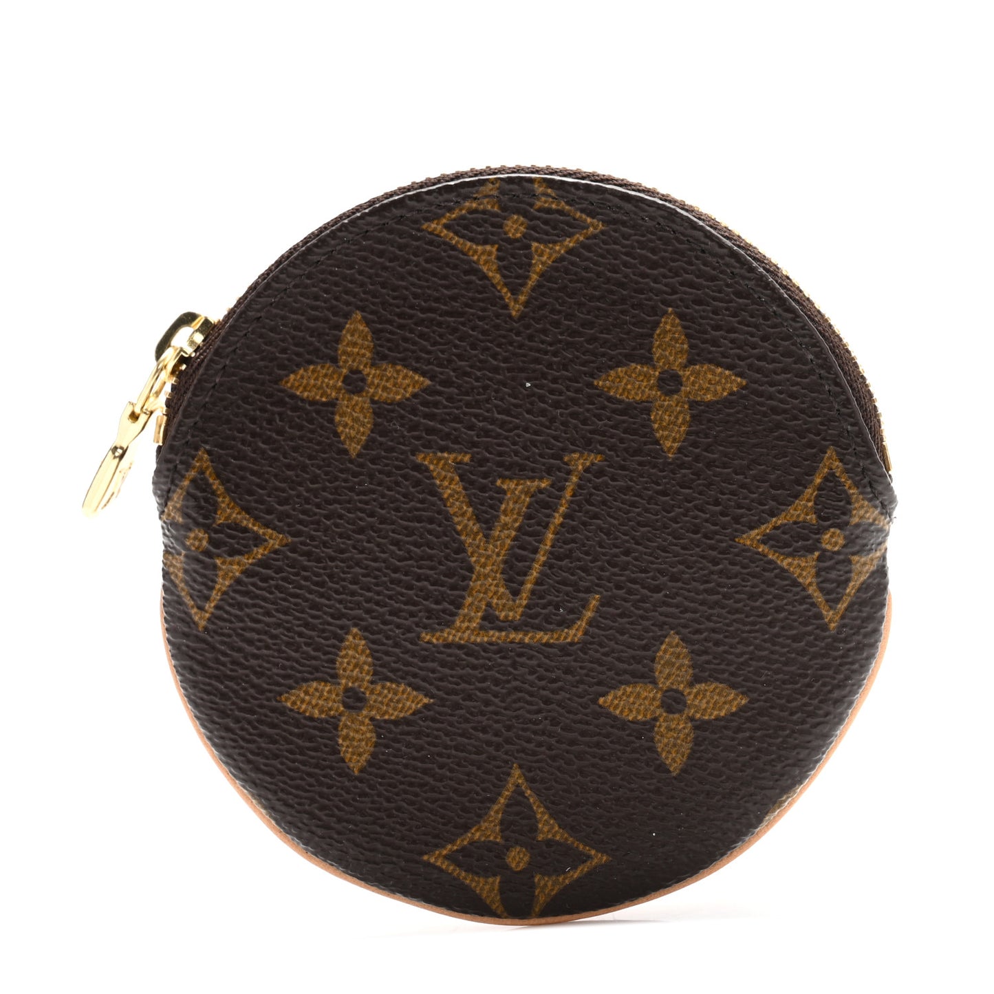 Monogram Round Coin Purse