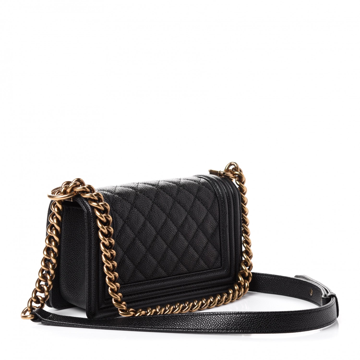 Chanel Caviar Quilted Small Boy Flap Black 2 of 4