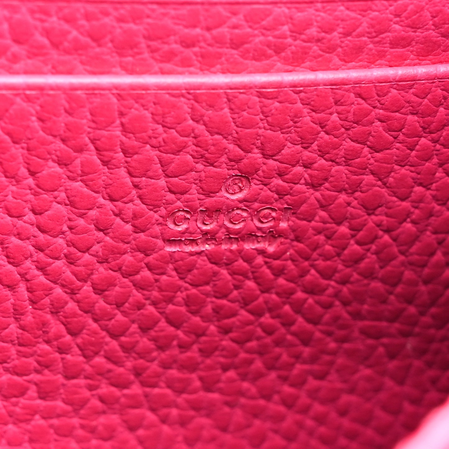 Dollar Calfskin Crystal Mini Dionysus Chain Wallet Box Pink