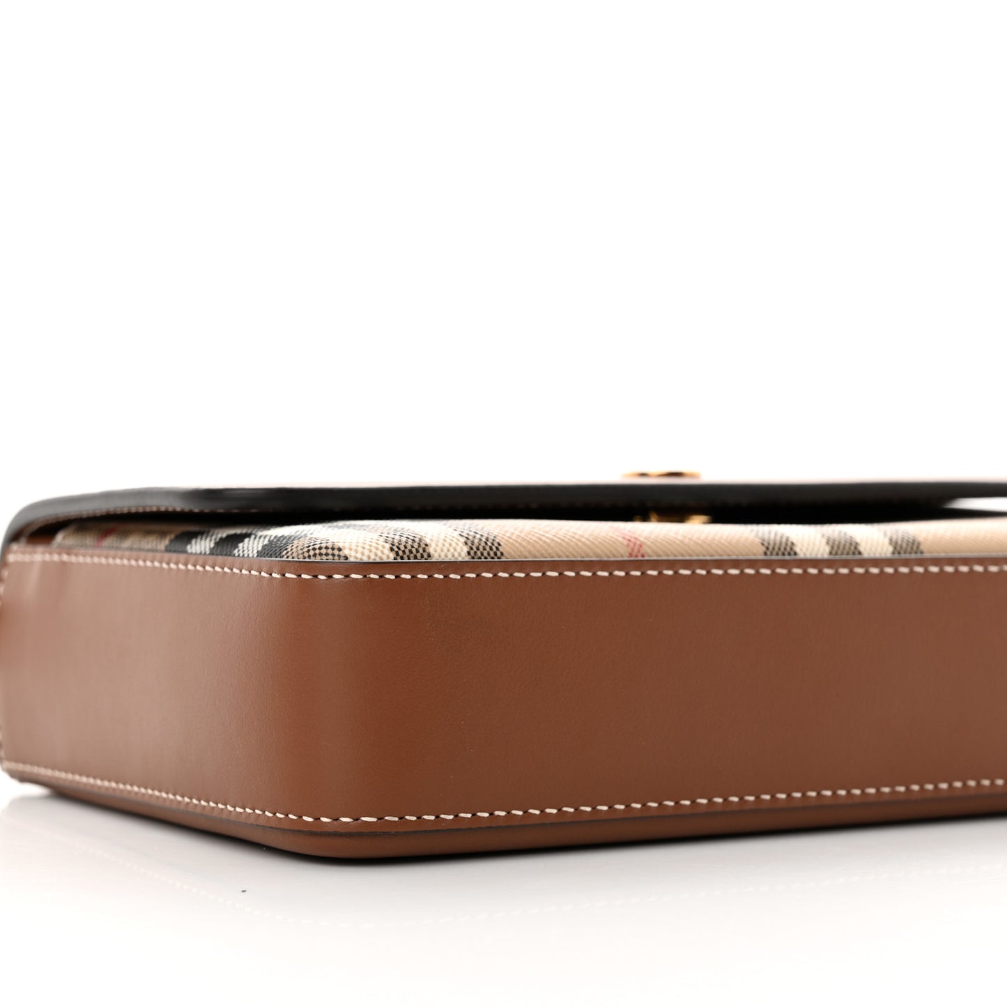 Calfskin Vintage Check New Hampshire Bag Archive Beige Tan