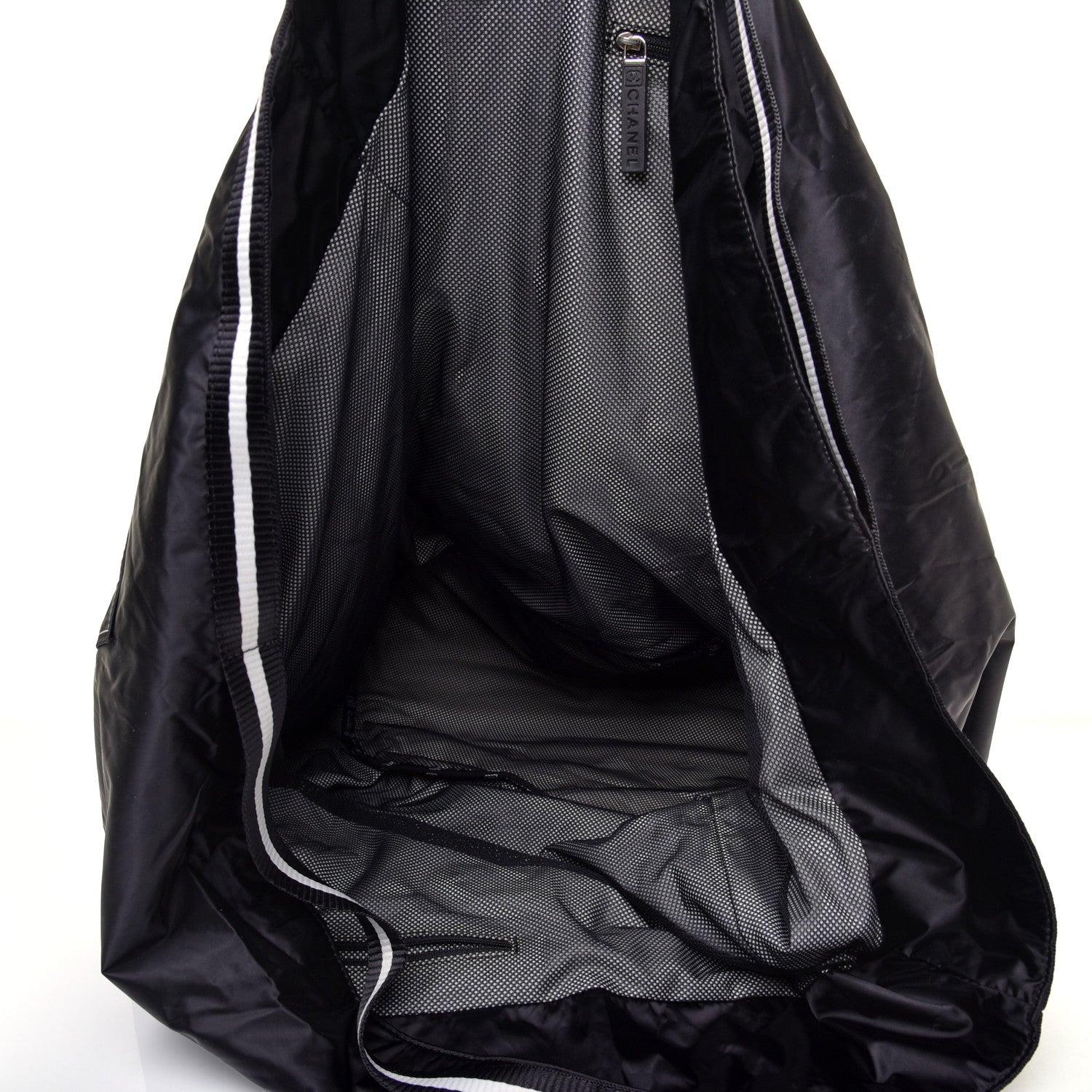 Chanel Nylon XL Sport Travel Bag Black 4 of 8