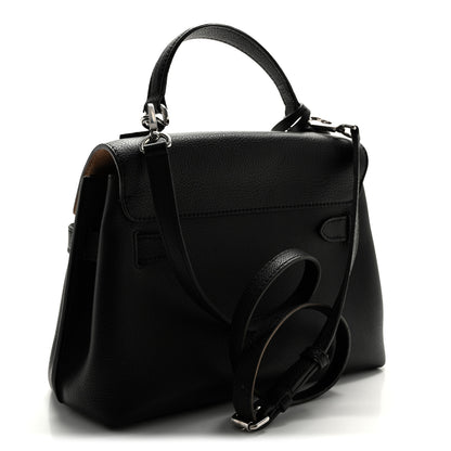 Louis Vuitton Calfskin Lockme Ever BB Black 5 of 19