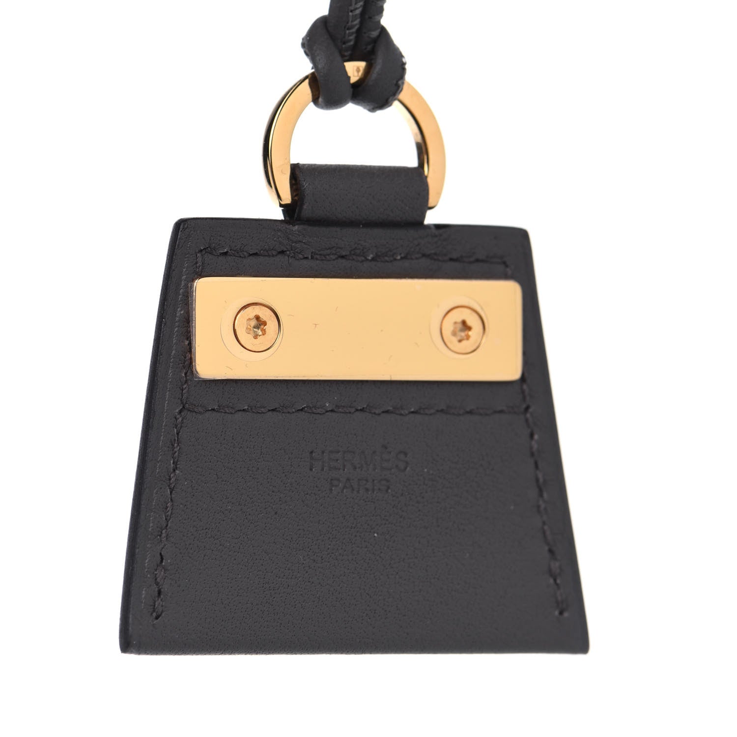 Hermes Swift Small Monpetitkelly Pendant Necklace Etain 4 of 5