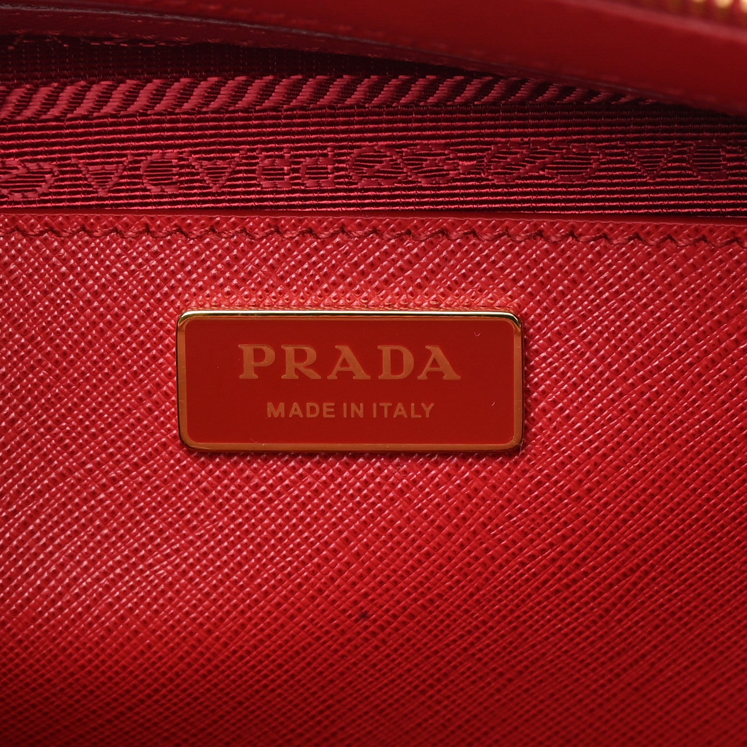 Prada Saffiano Medium Galleria Double Zip Tote Fuoco 8 of 14