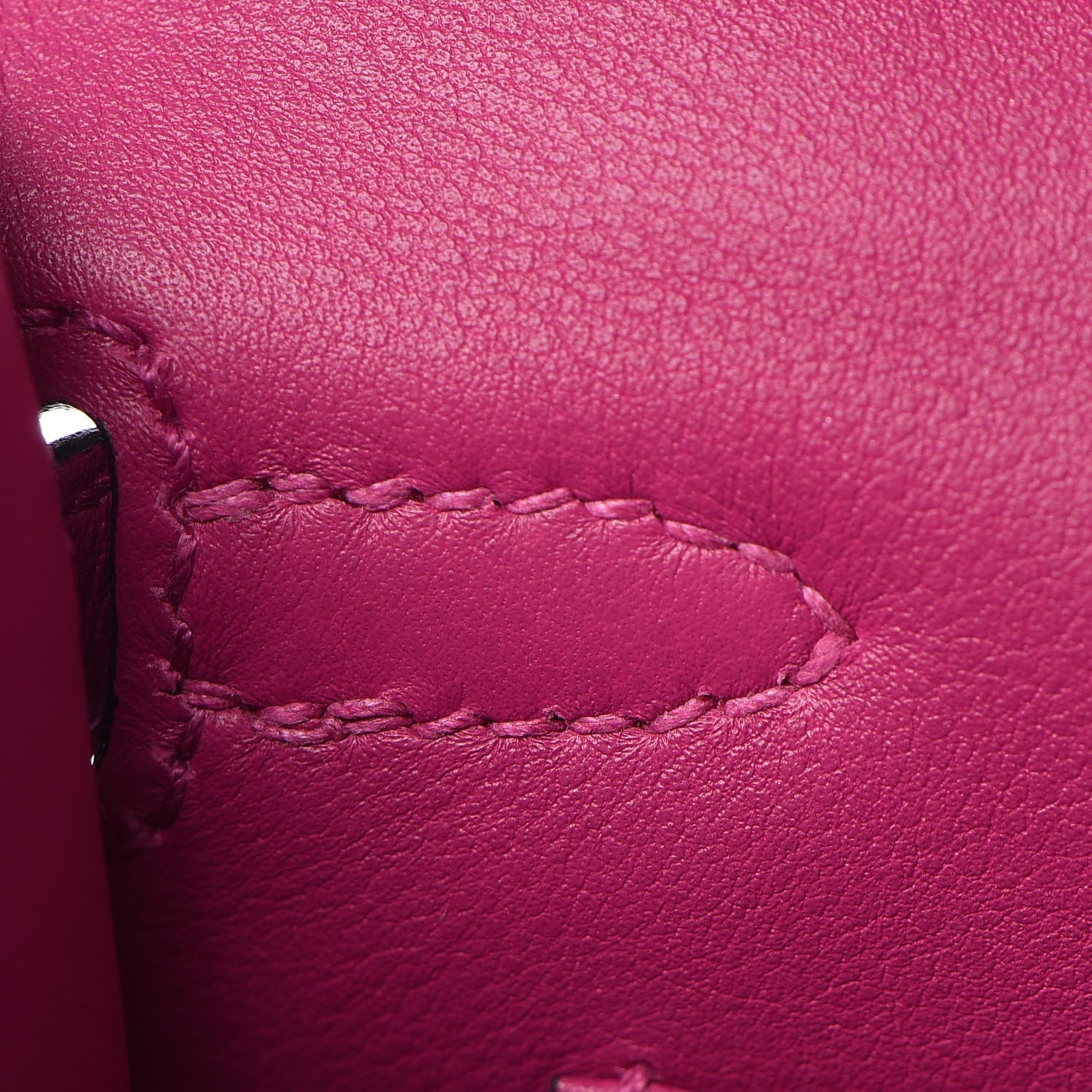 Hermes Swift Kelly Pochette Clutch Rose Pourpre 18 of 28