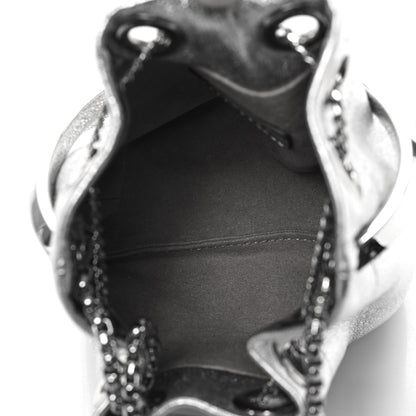 Jimmy Choo Metallic Nappa Micro Bon Bon Bag Silver 5 of 9