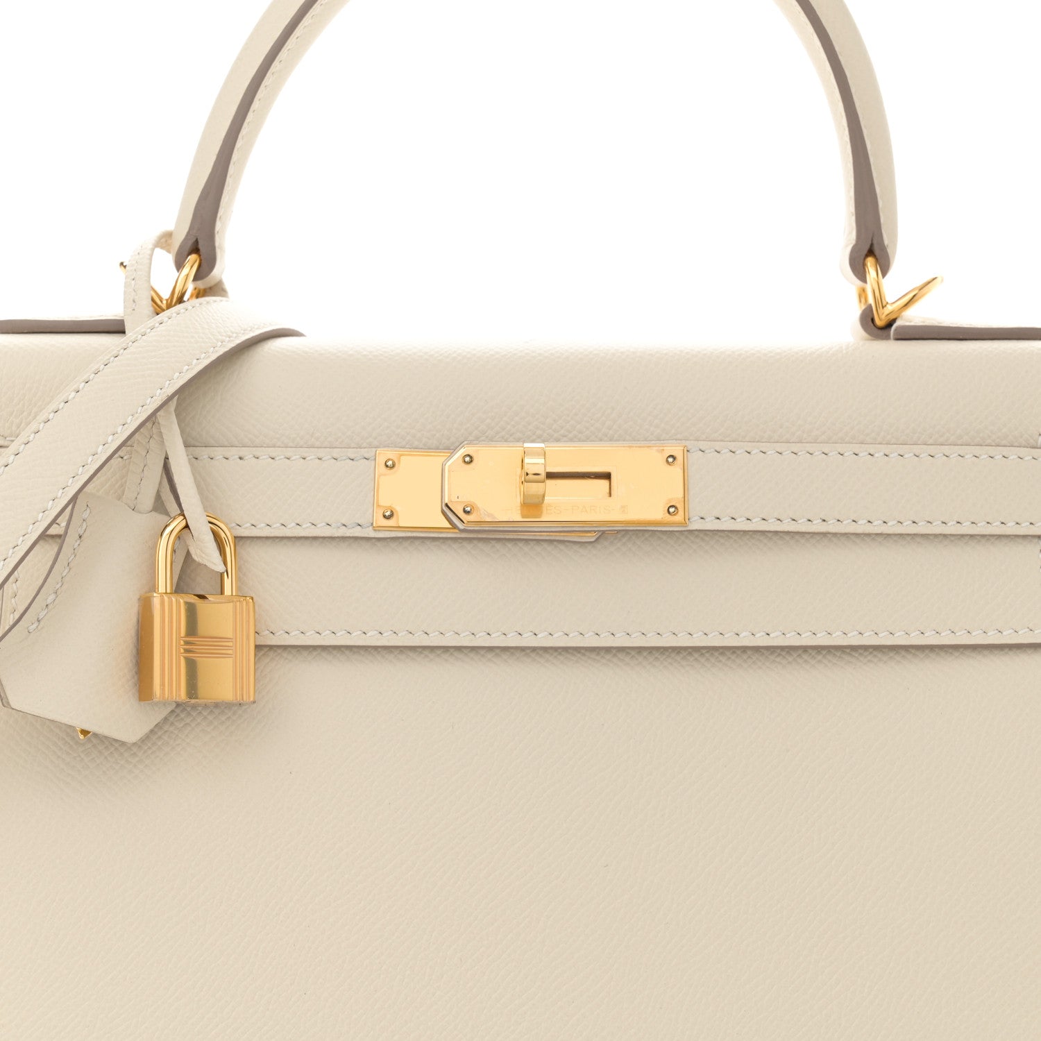 Hermes Epsom Kelly Sellier 28 Craie 8 of 11