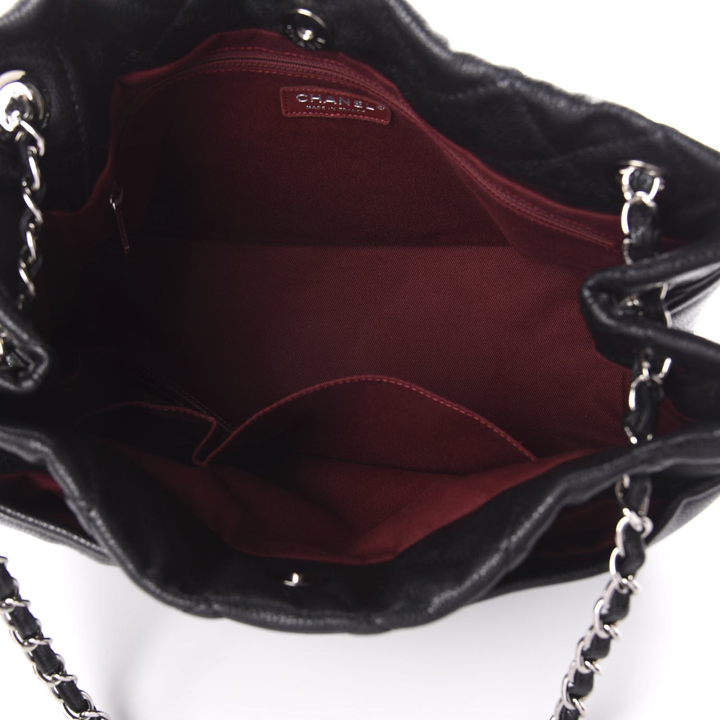 Caviar Quilted CC Timeless Soft Tote Black