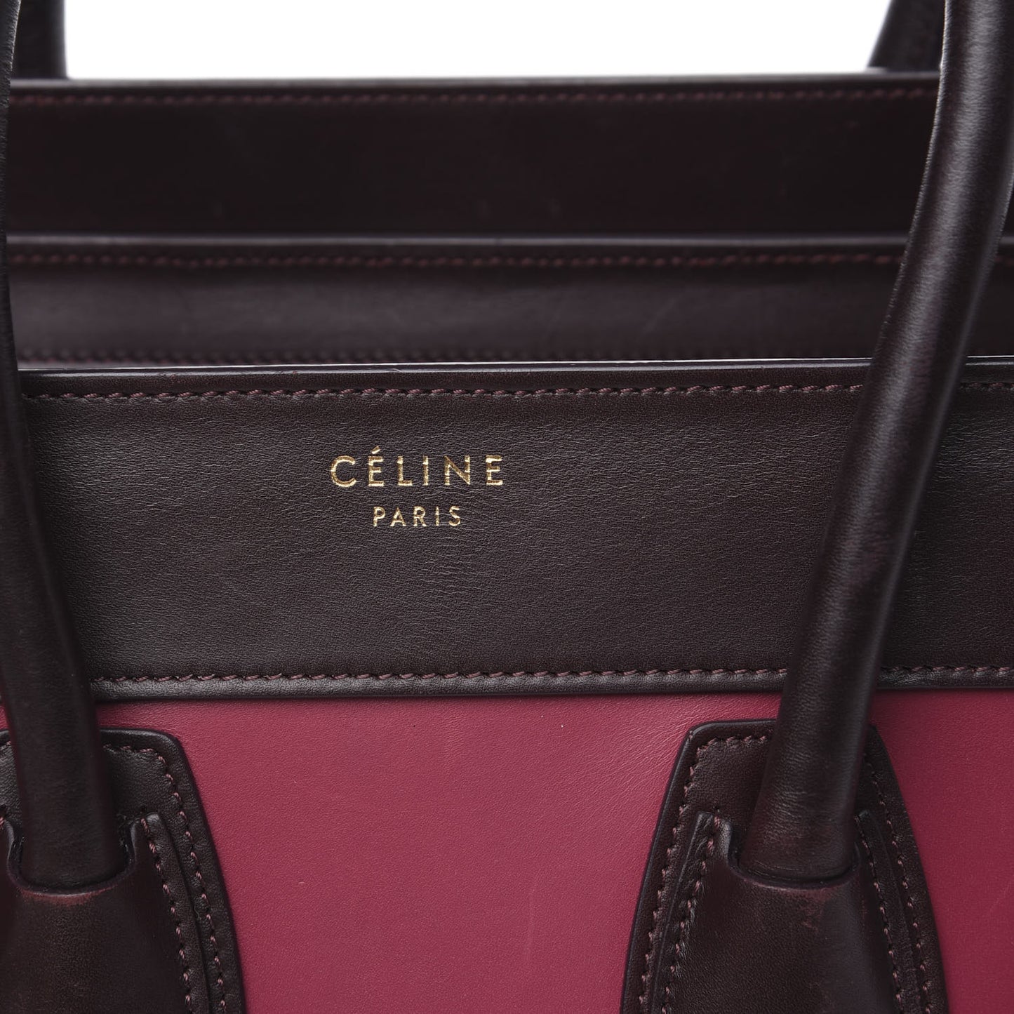 Satin Calfskin Mini Tri-Color Luggage Purple Orchid