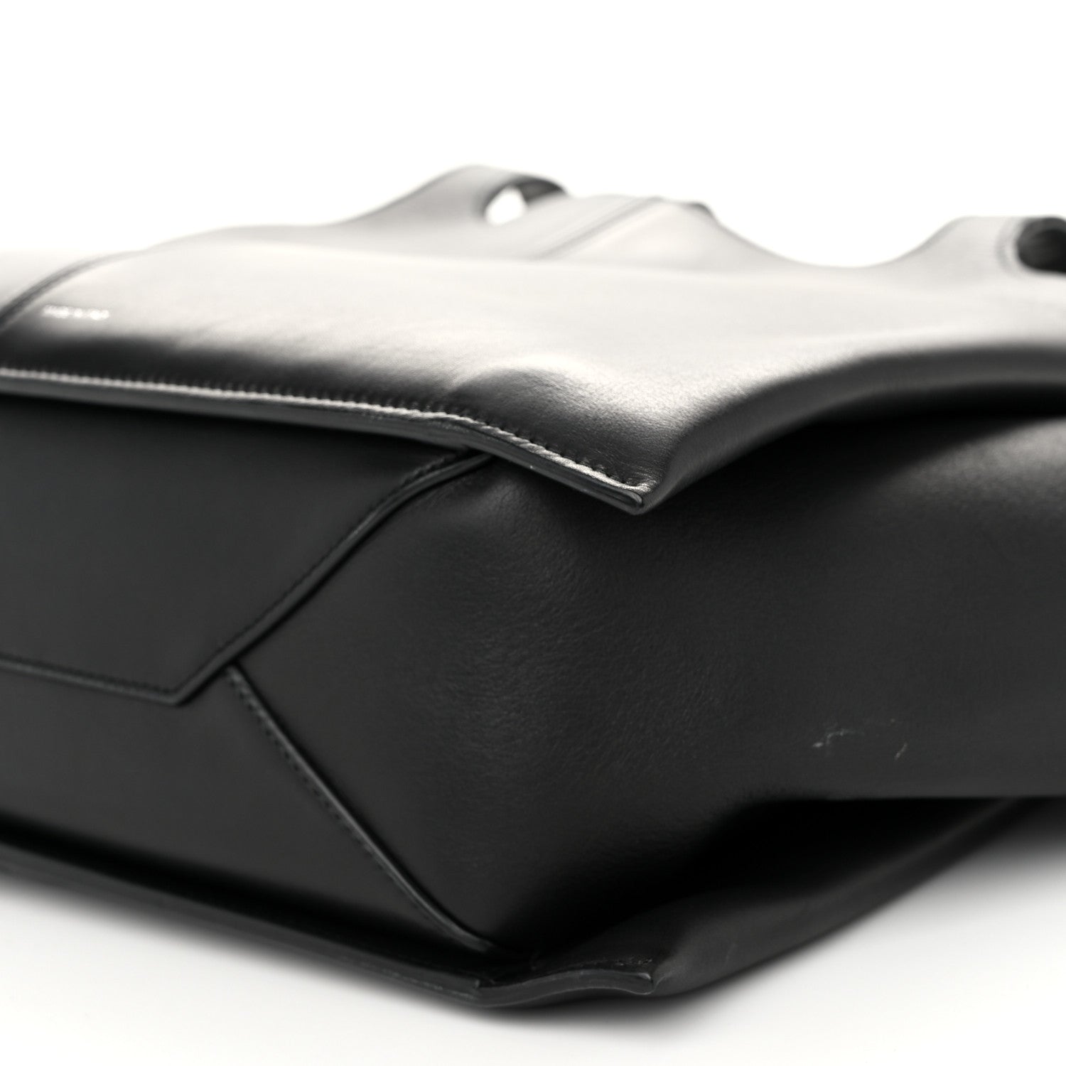 Celine Smooth Calfskin Small Tri-Fold Bag Black 9 of 11