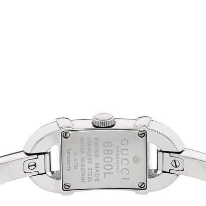 Gucci Stainless Steel Pink Mother of Pearl 16mm 6800L Quartz Watch 4 of 5