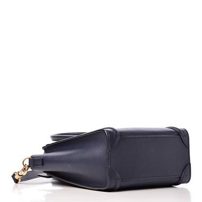 Celine Smooth Calfskin Nano Luggage Ink 4 of 13