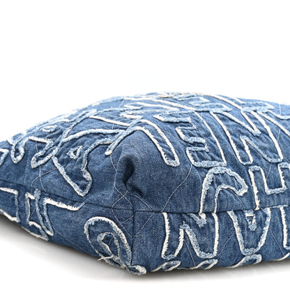 Chanel Denim Patchwork Logo Chanel 22 Blue 9 of 10