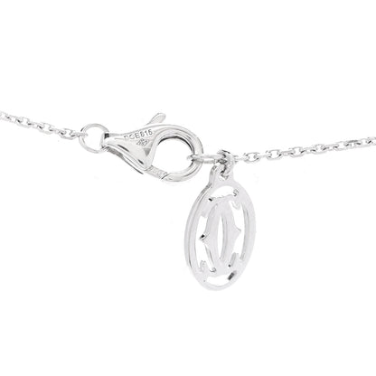 Cartier 18K White Gold Diamond .25ct D'Amour Pave Necklace 5 of 6