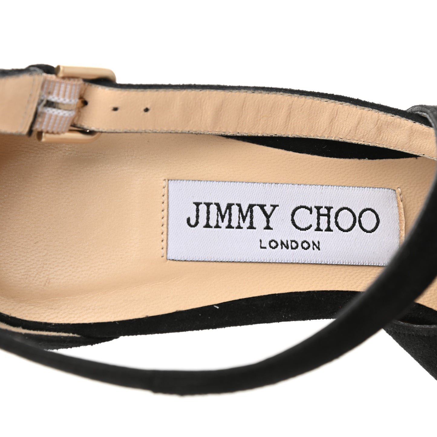 Suede Emily 100 Sandal 38 Black