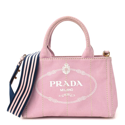 Prada Canapa Small Logo Tote Alabastro White 1 of 12