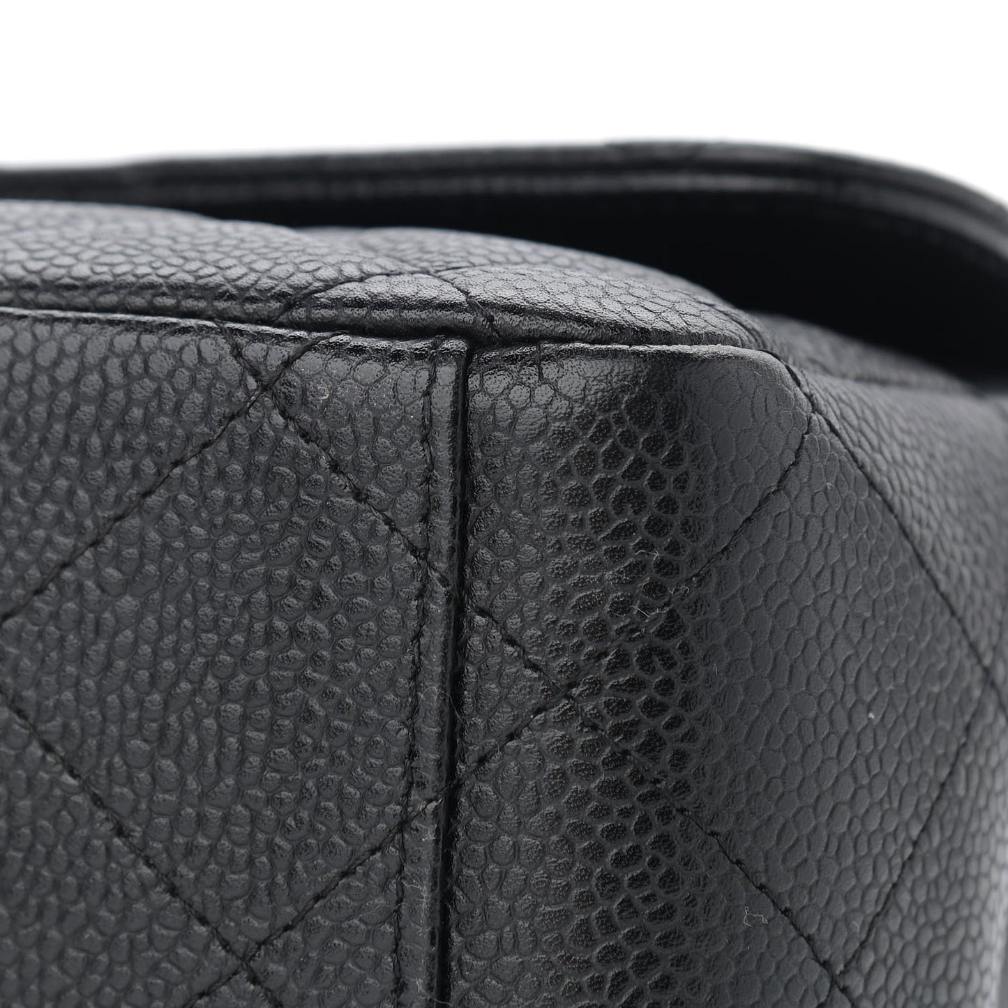 Caviar Quilted Maxi Single Flap Black