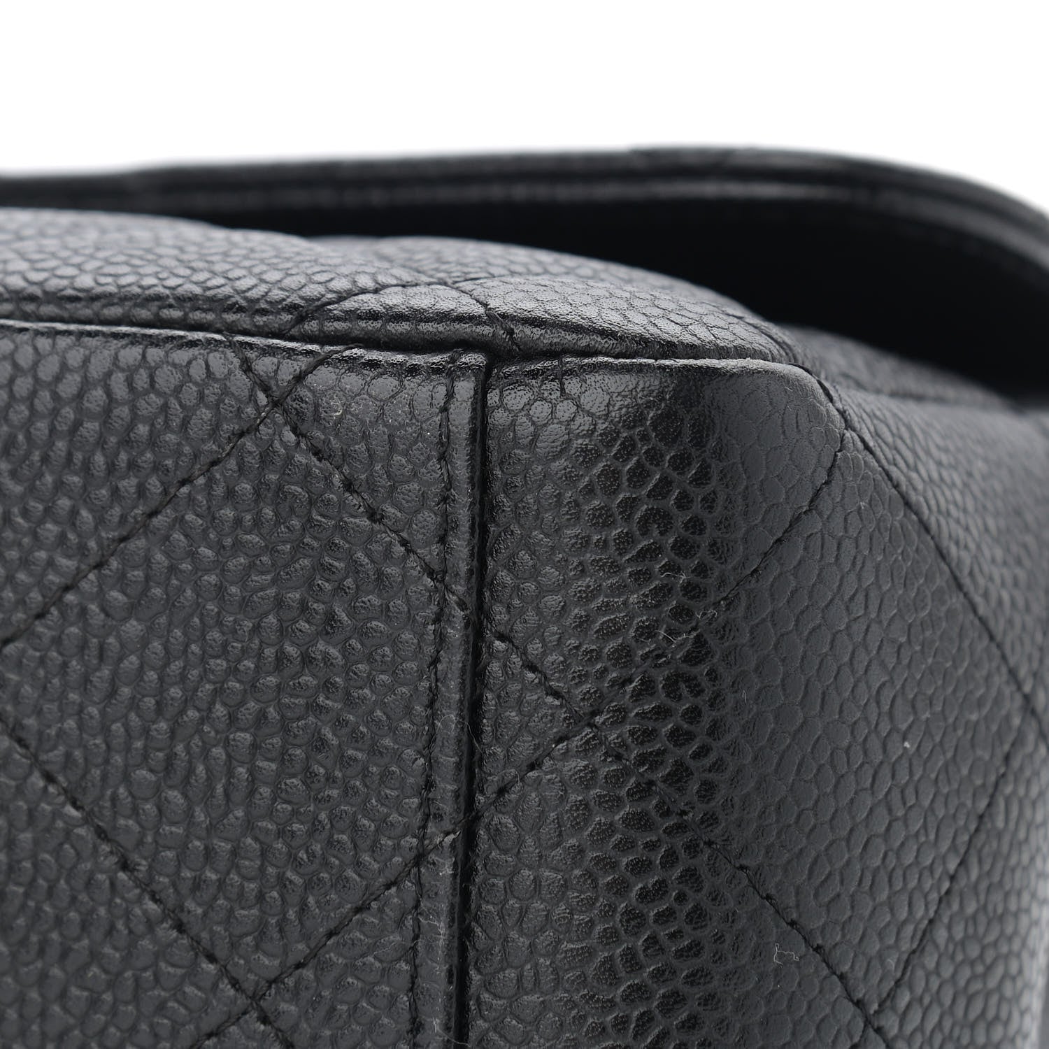 Chanel Caviar Quilted Maxi Single Flap Black 10 of 12