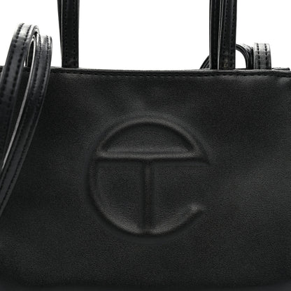Telfar Vegan Leather Small Shopping Bag Black 9 of 11
