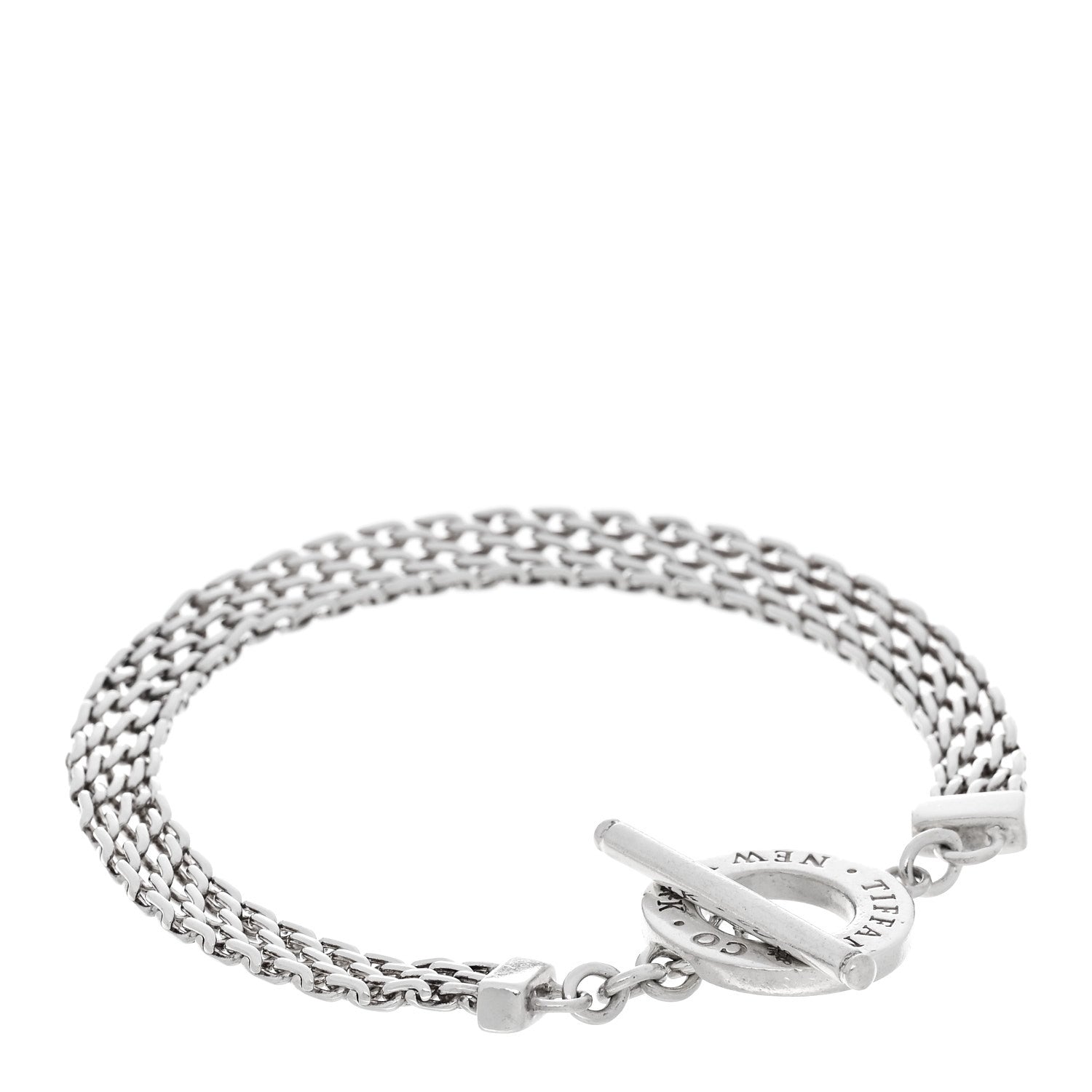 Tiffany Sterling Silver Somerset Toggle Bracelet 1 of 5