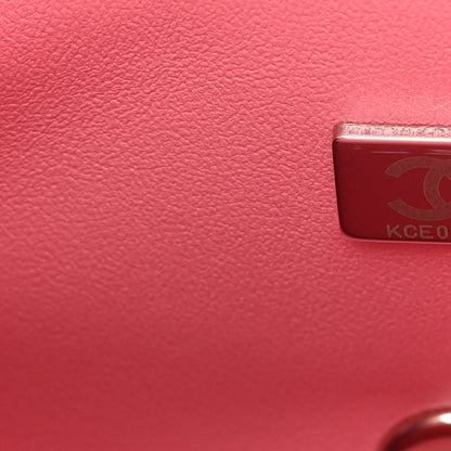 Chanel Lambskin Quilted Mini Rectangular Flap Pink 7 of 12